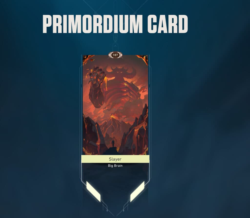 Brand new Primordium Card