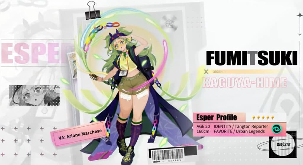 Kaguya-hime's Esper profile (Image via Lilith Games)