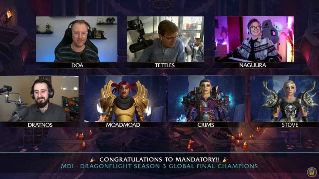 Post-match interview (Image via Blizzard Entertainment)