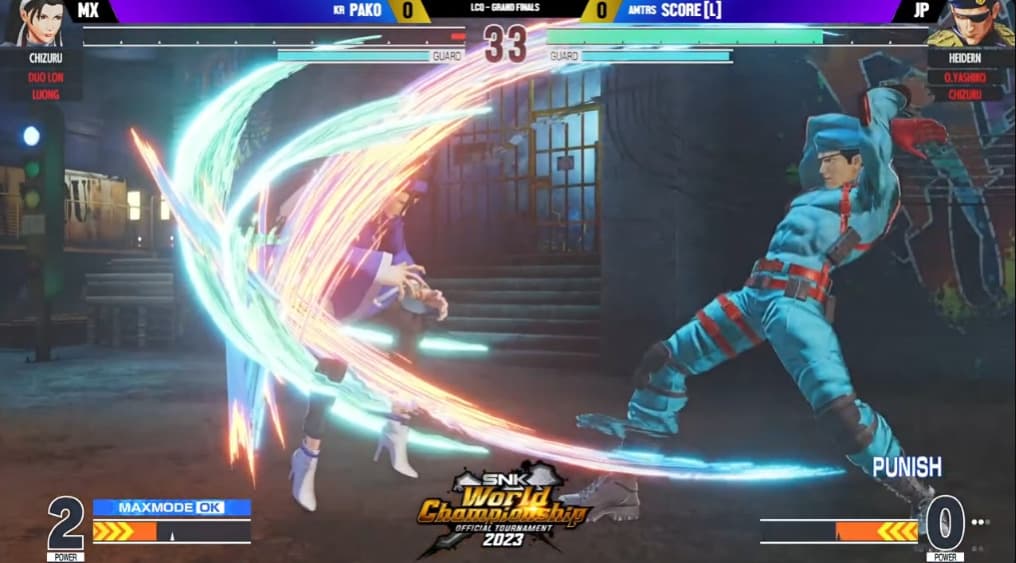 PAKO versus Score in the SWC 2023 LCQ (Image via SNK)