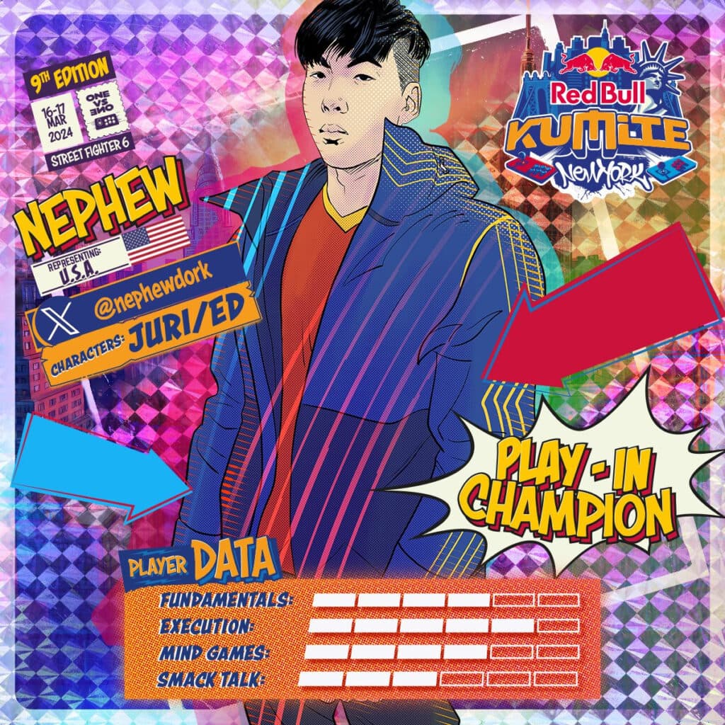 Nephew won the Red Bull Kumite 2024 Play-In (Image via Red Bull)