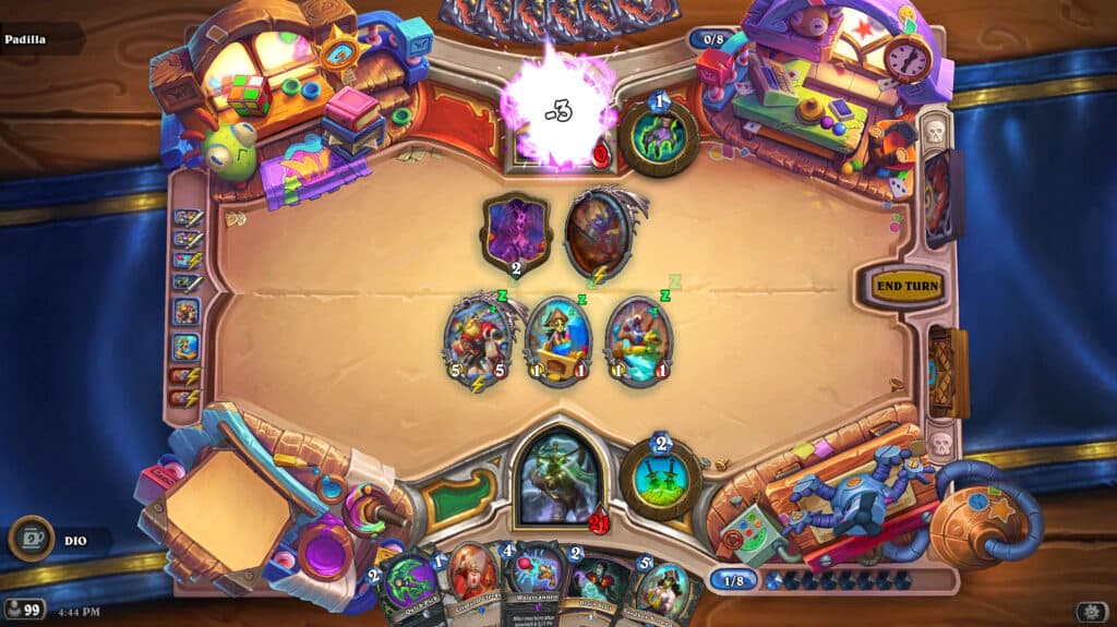 A Whizbang Recipe Tavern Brawl screenshot (Image via Blizzard Entertainment)