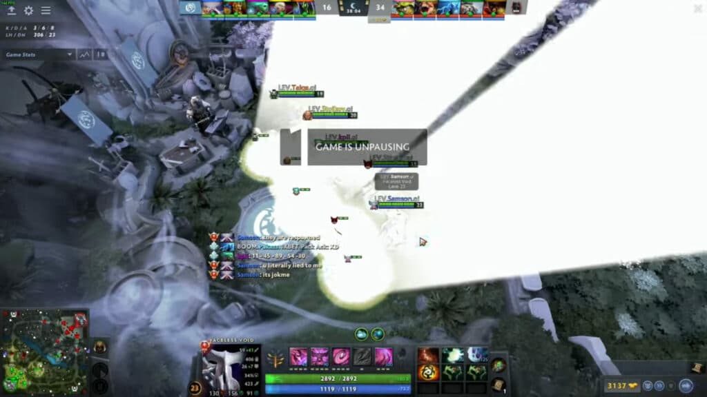 <em>"You literally lied to me" - Sammyboy's main concern is not the game anymore.</em>