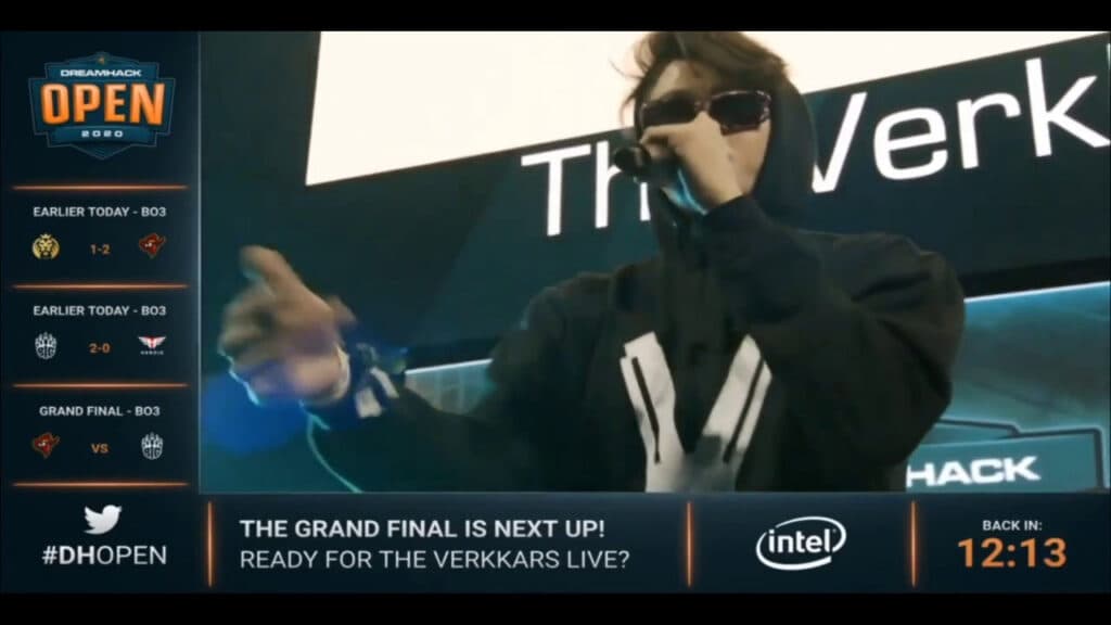 The Verkkars performed live at Dreamhack Open 2020 (Image via ESL)