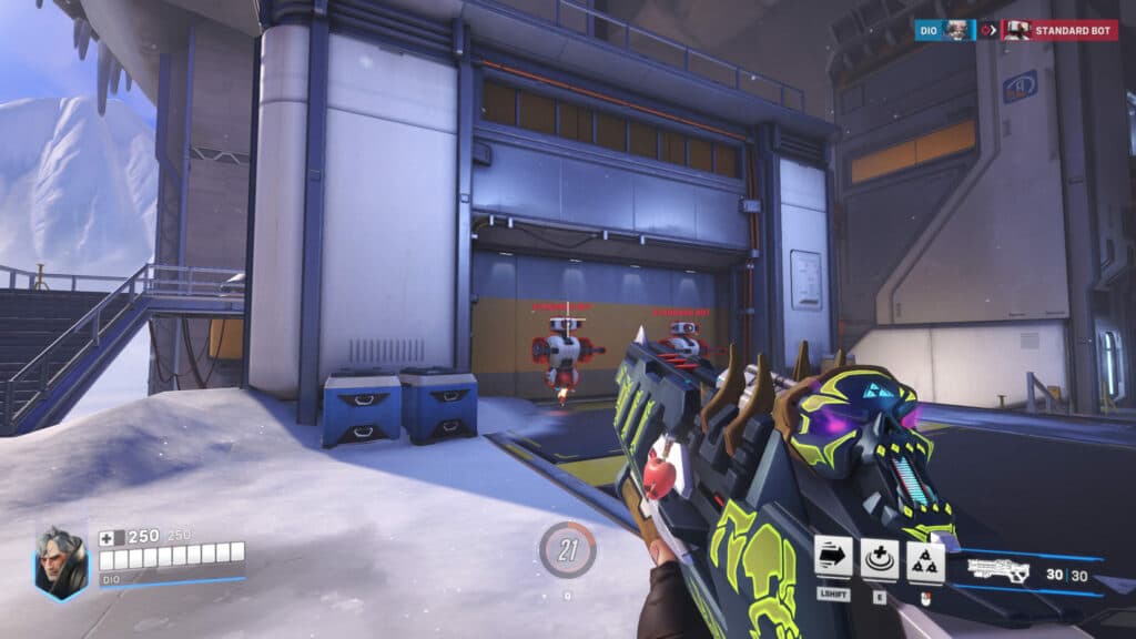 Overwatch 2 Los Muertos weapon skin (Image via Blizzard Entertainment)