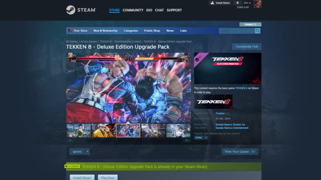 How to unlock Eddy Gordo in Tekken 8 (Image via esports.gg)