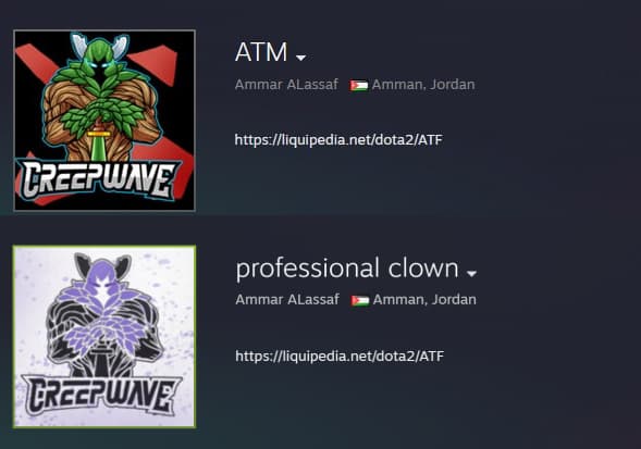 Name changes screenshot (Image via Valve Corporation)