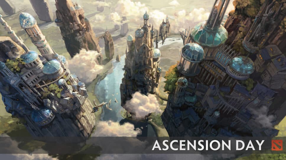 Dota 2 Crownfall Comic Ascension Day summarized cover image