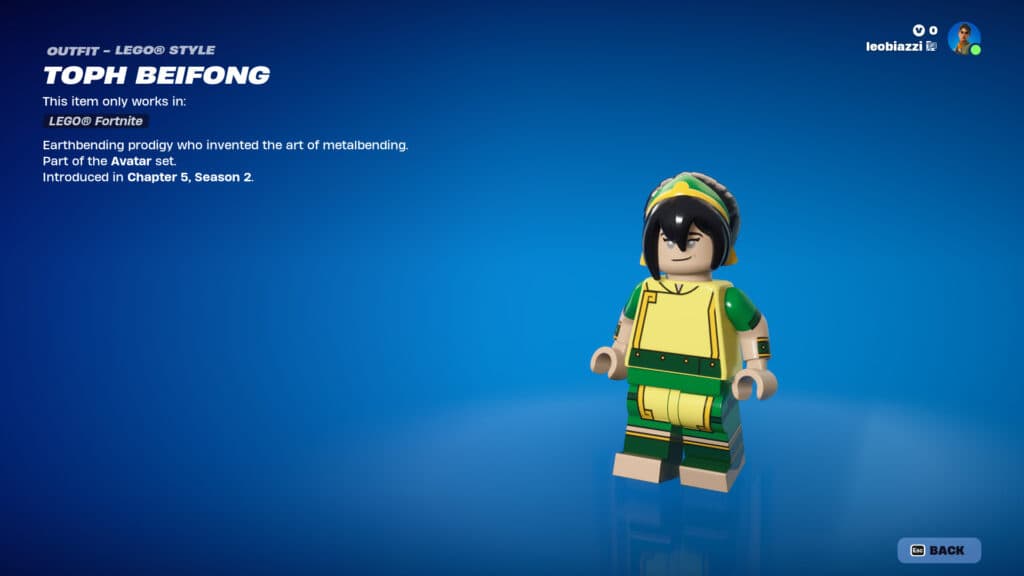 Ain't Toph LEGO cute? (Image via esports.gg)