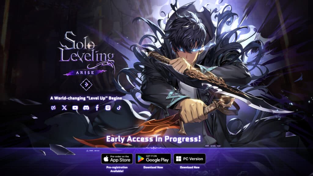 Solo Leveling: ARISE platforms (Image via Netmarble Corporation)