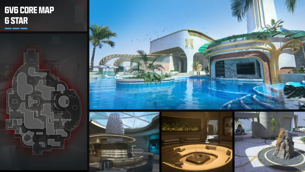 Screenshots of the 6 Star map (Image via Activision Publishing, Inc.)