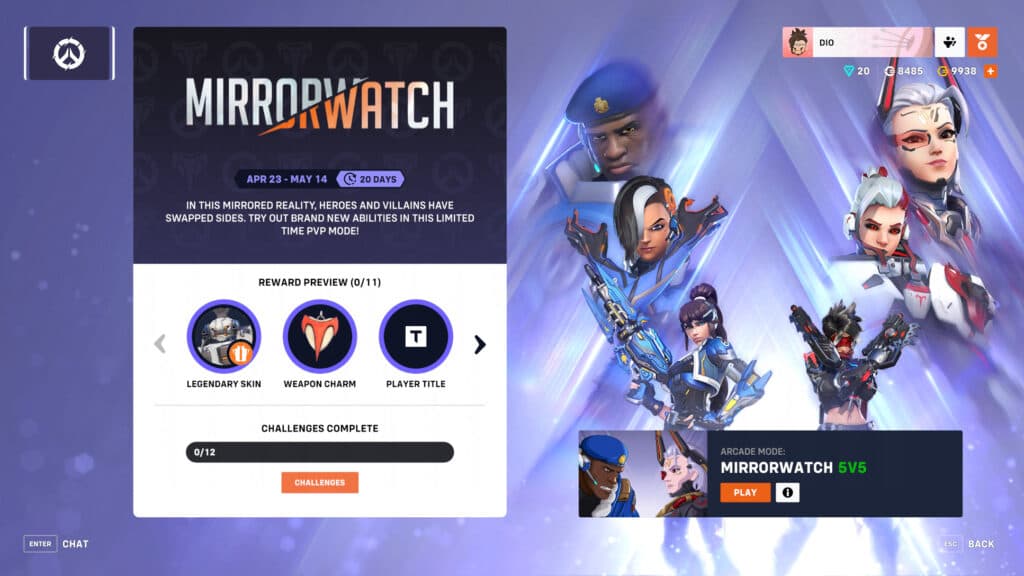 Overwatch 2 Mirrorwatch event screenshot (Image via esports.gg)