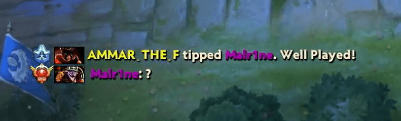 Elite League trash talk screenshot (Image via Valve Corporation)