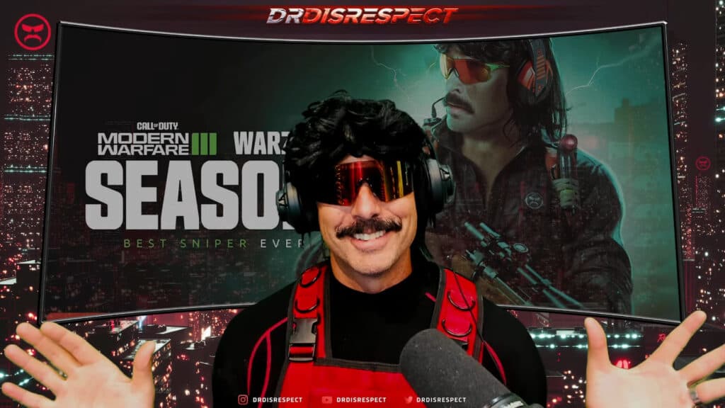 Screenshot from Dr Disrespect's stream as he discussed Kick's offer (Image via esports.gg)