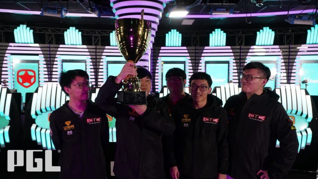 EHOME win The Bucharest Minor 2019 (Image via SC PGL Esports S.R.L.)