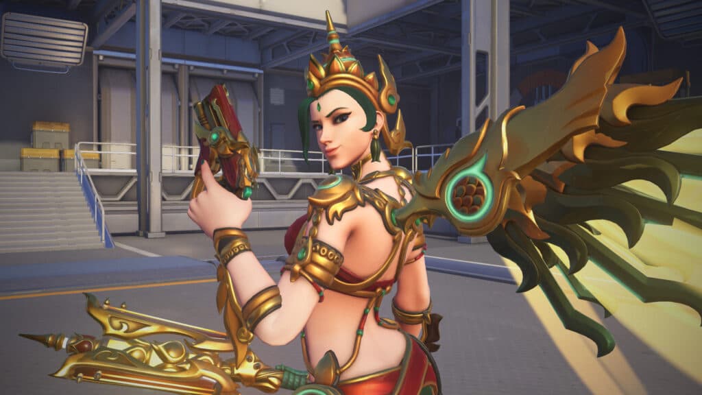 Mercy Mystic Swan skin screenshot (Image via esports.gg)