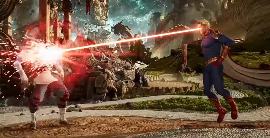 Mortal Kombat 1 Homelander gameplay (Image via NetherRealm Studios)