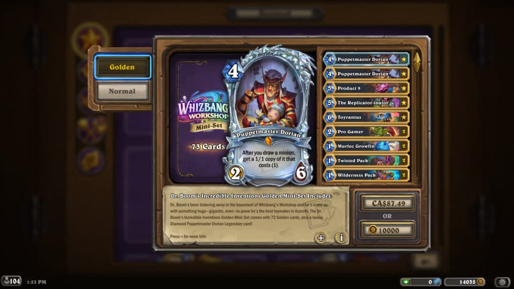 Diamond Puppetmaster Dorian screenshot (Image via esports.gg)