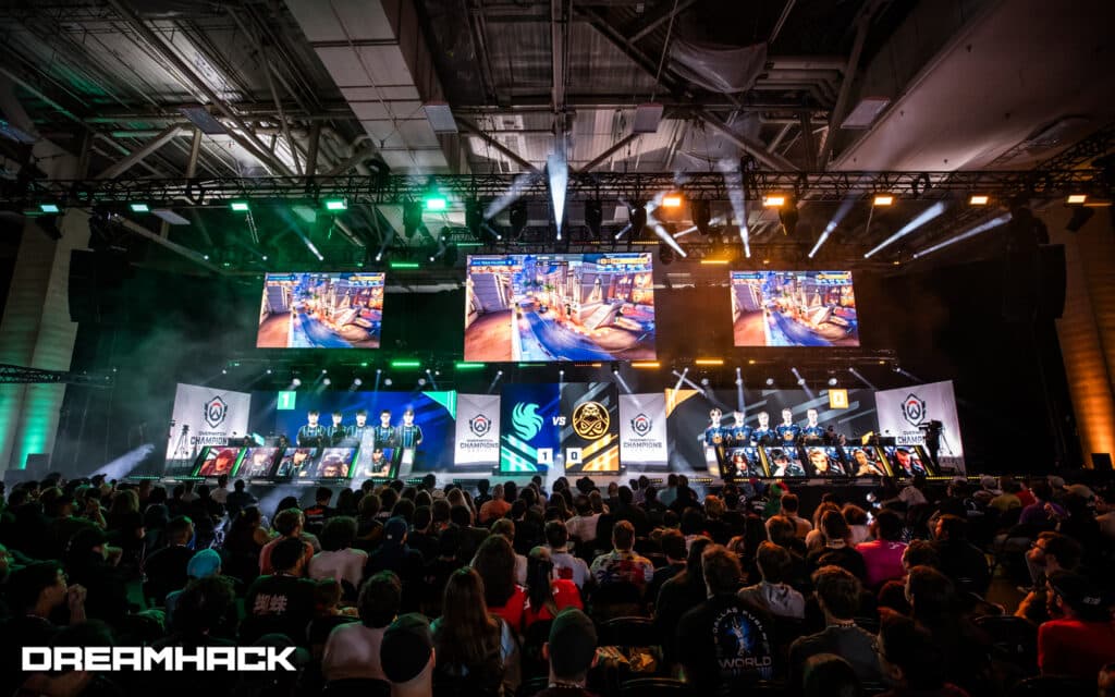 OWCS Dallas Major stage and area (Image via ESL FACEIT Group | Joe Brady)