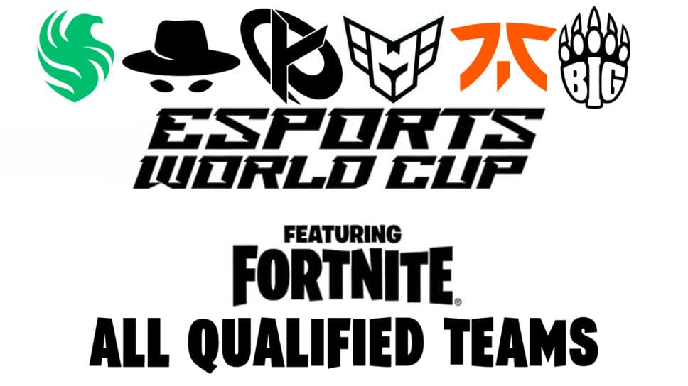 All qualified Fortnite Esports World Cup 2024 teams cover image