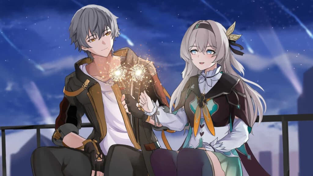 Firefly and the Trailblazer (image via hoyolab.com)