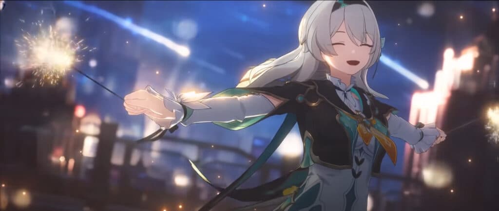 Honkai: Star Rail Music video White Night features Firefly