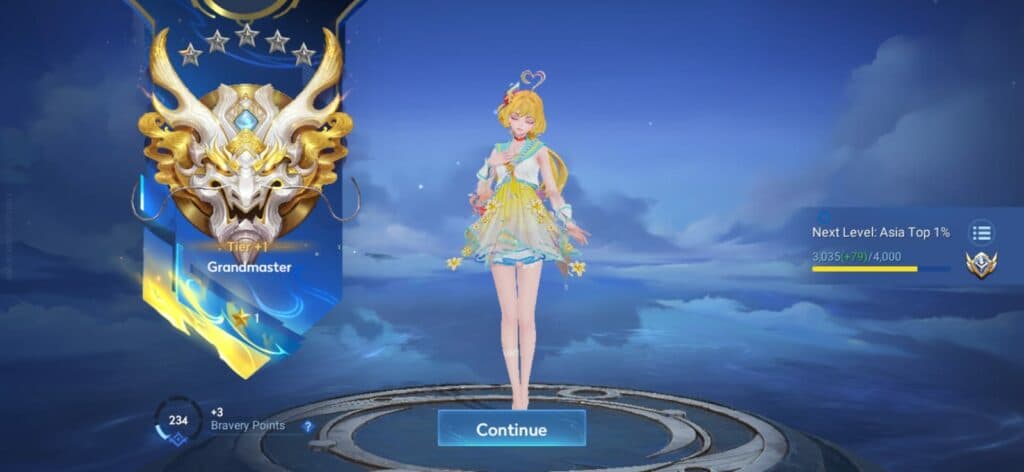 Grandmaster Rank in Honor of Kings (Image via Level Infinite)