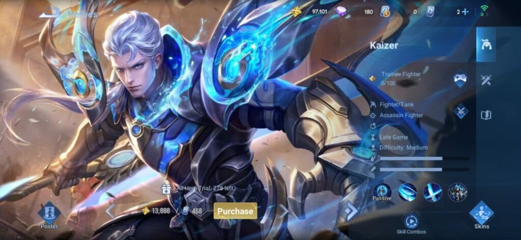 Kaizer from Honor of Kings (Image via esports.gg)