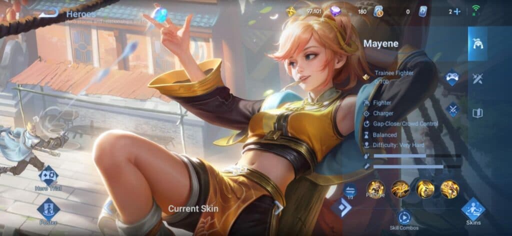 Mayene from Honor of Kings (Image via esports.gg)