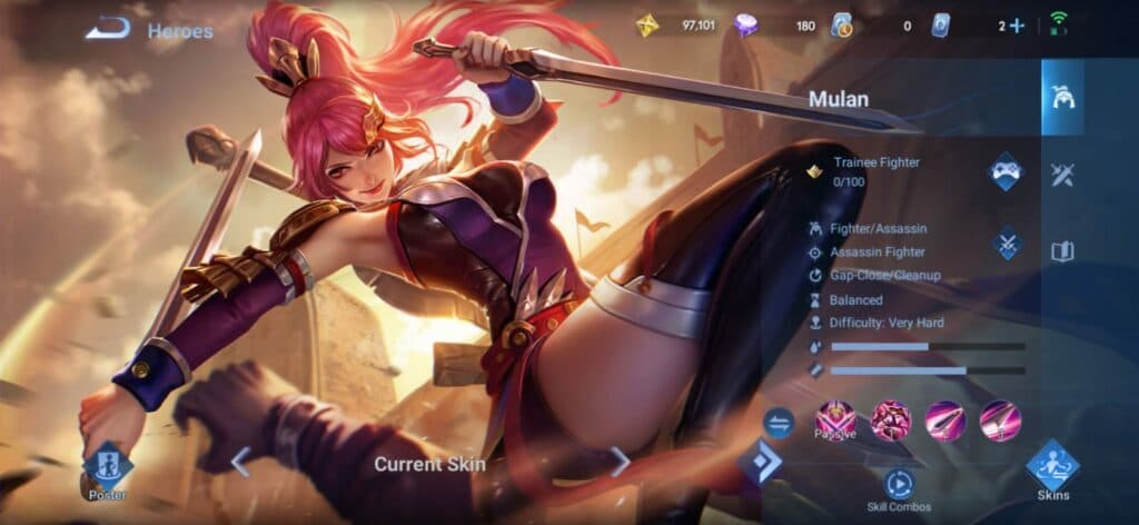 Mulan from Honor of Kings (Image via esports.gg)