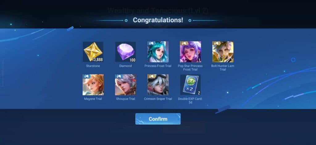 Rewards from the HONORGIFT and HOK123 redeem codes (Image via esports.gg)