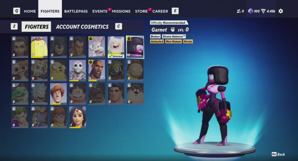 Garnet in MultiVersus (image via esports.gg)