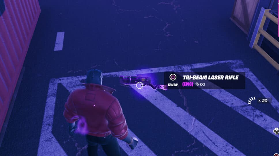 Tri Beam Laser Rifle in Fortnite: How to get it and what it does cover image