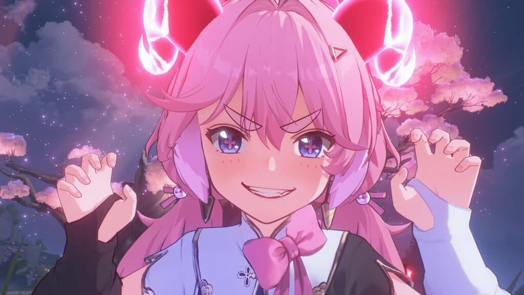 Encore entering Cosmos Rave - her powerful and slightly manic Resonance Ability