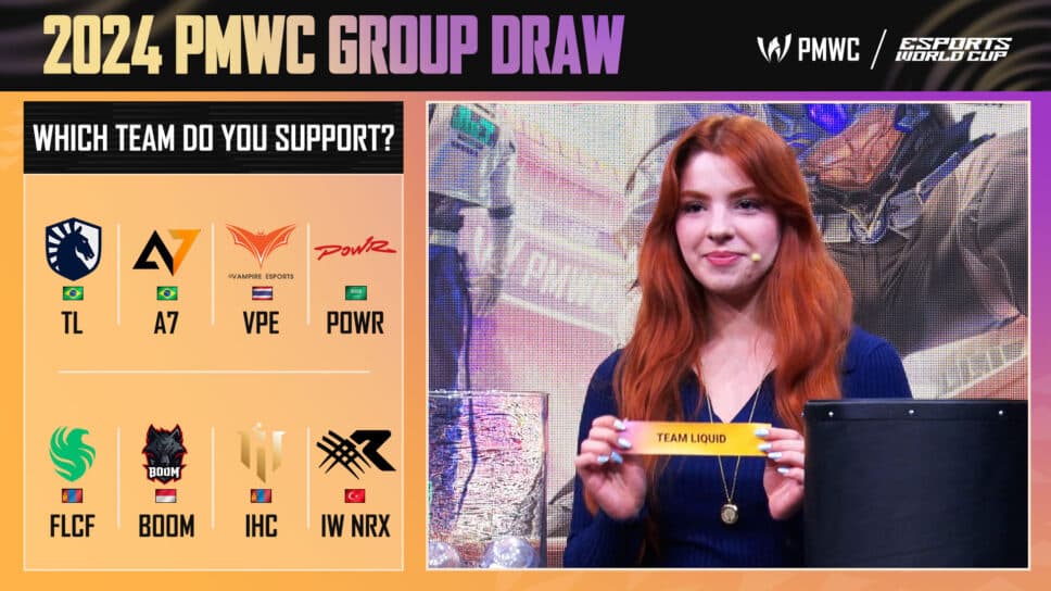 PUBG Mobile World Cup Group Draw results have been revealed cover image