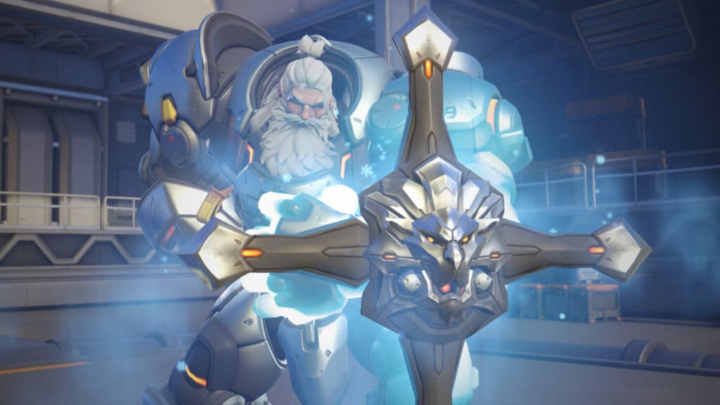 Reinhardt's shield screenshot (Image via esports.gg)