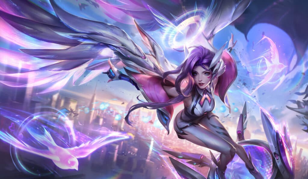 Battle Dove Seraphine skin (Image via Riot Games)