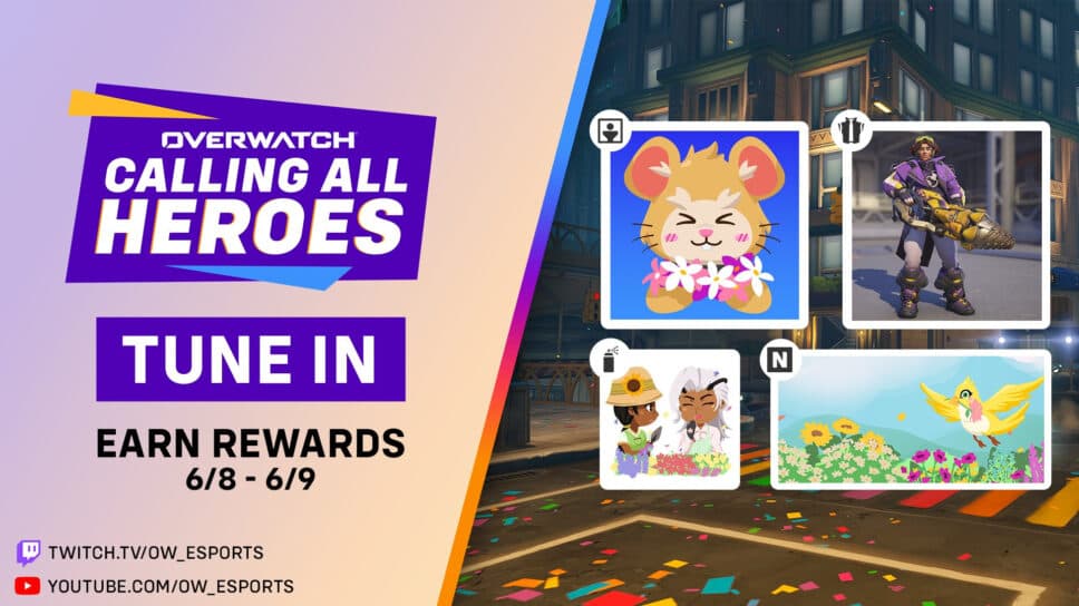 Overwatch 2 Calling All Heroes Major 1 gets free Twitch drops cover image