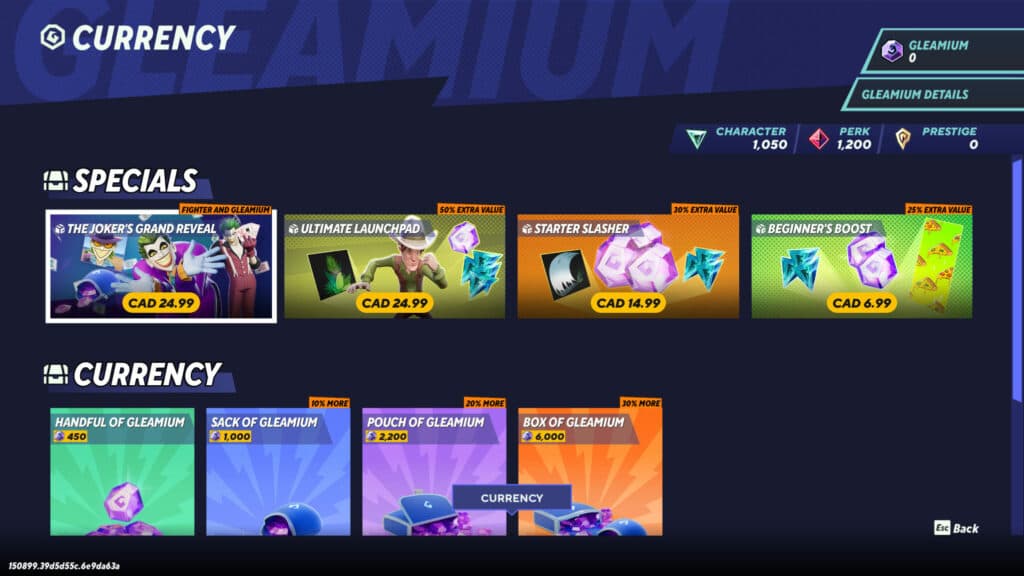 In-game store screenshot (Image via esports.gg)