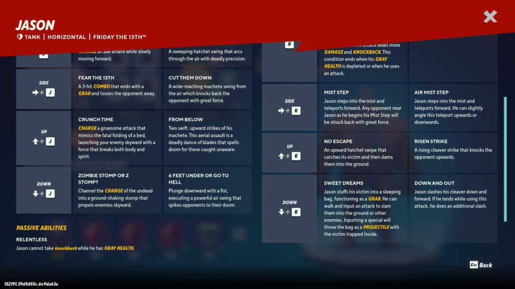 Jason Vorhees attacks (Image via Player First Games)