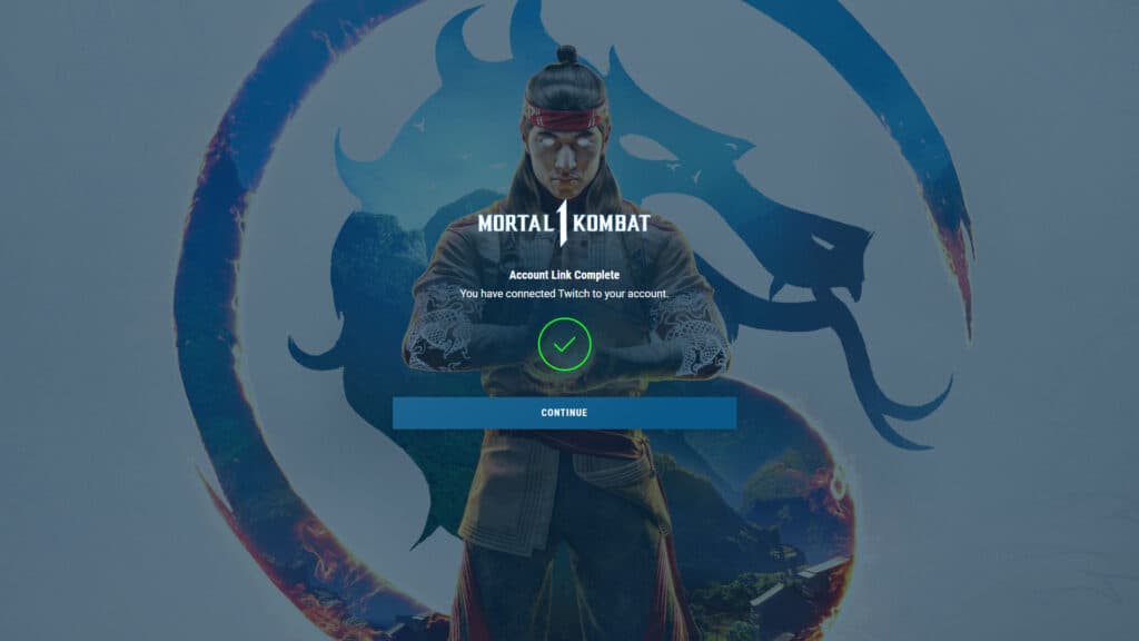 Successful account linking screenshot (Image via esports.gg)