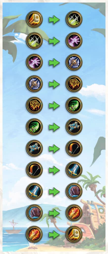 Hearthstone Tourist classes (Image via Blizzard Entertainment)