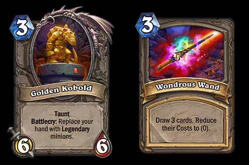 Golden Kobold and Wondrous Wand (Images via Blizzard Entertainment)