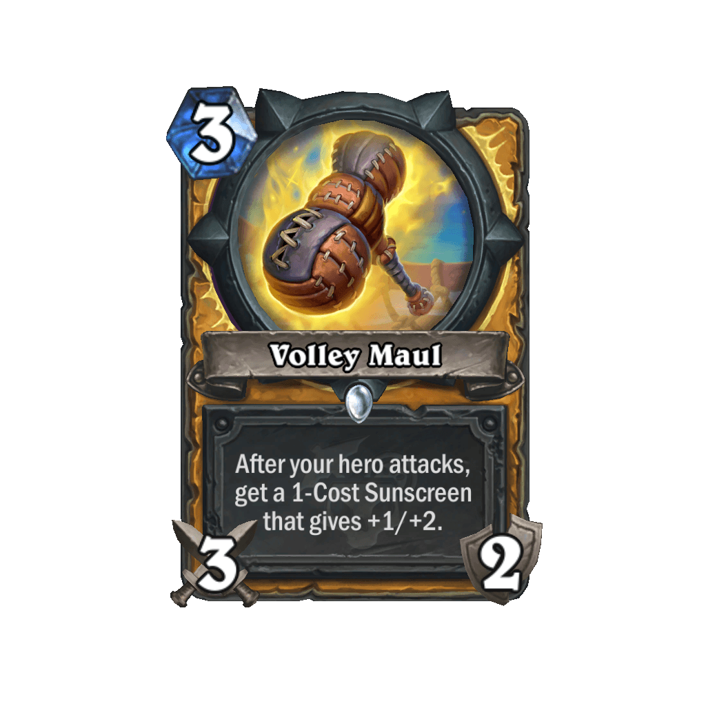 A Hearthstone Perils in Paradise card (Image via Blizzard Entertainment)