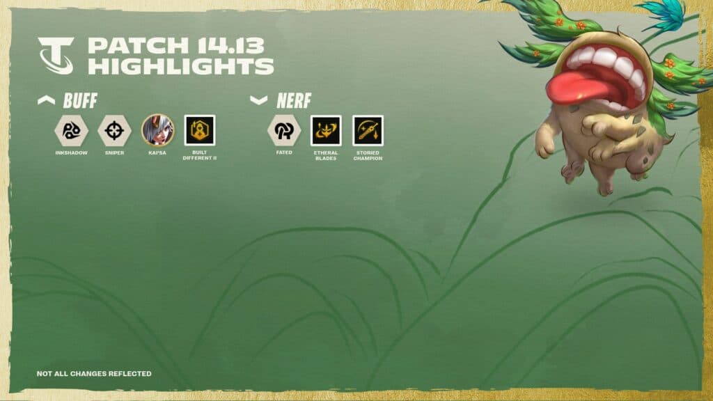 Here is a snapshot of what is coming in these patch notes (Image via Riot Games)