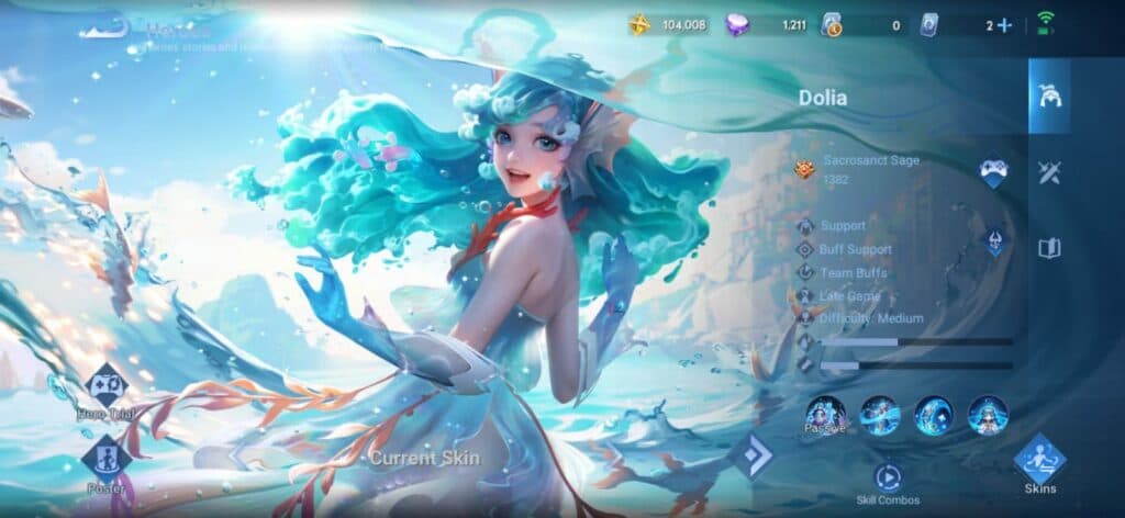 Dolia from Honor of Kings (Image via esports.gg)