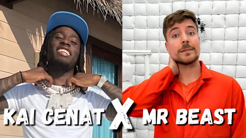 Kai Cenat announces livestream with Mr Beast cover image