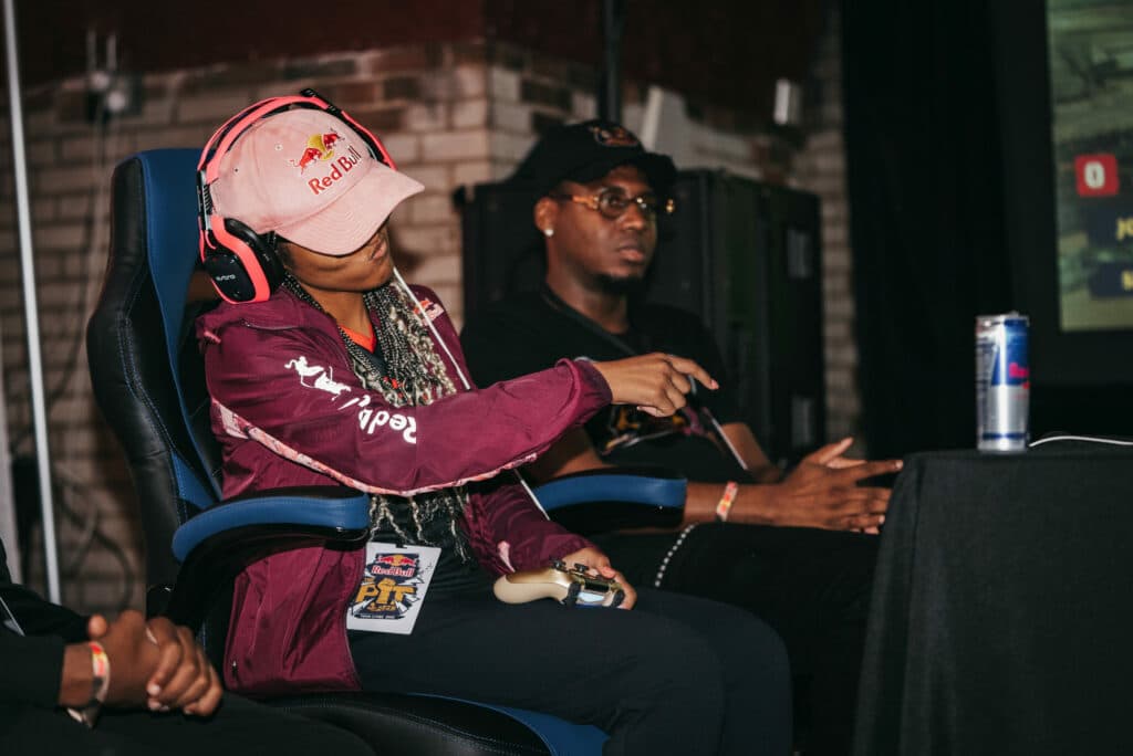 Phot of Cuddle Core competing as a Red Bull eSports player (Image via Tony Libera and Red Bull Content Pool)