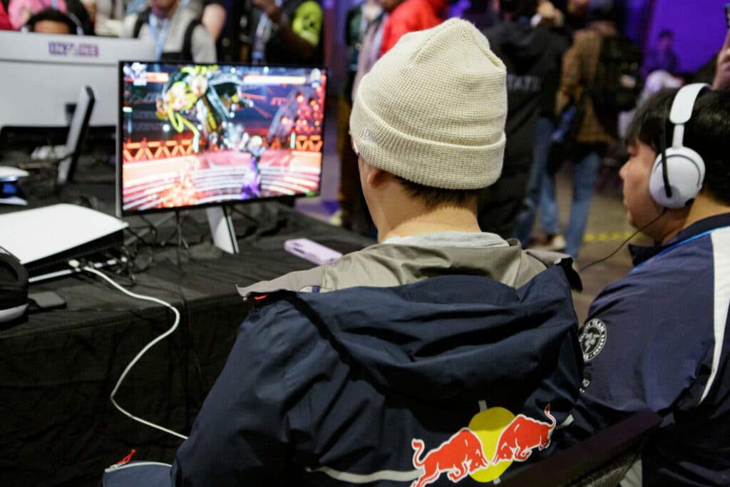 Anakin playing TEKKEN 8 (Image via Kena Krutsinger and Red Bull Content Pool)