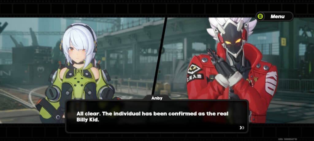 Anby Demara confirming Billy Kid's identity (Image via esports.gg)